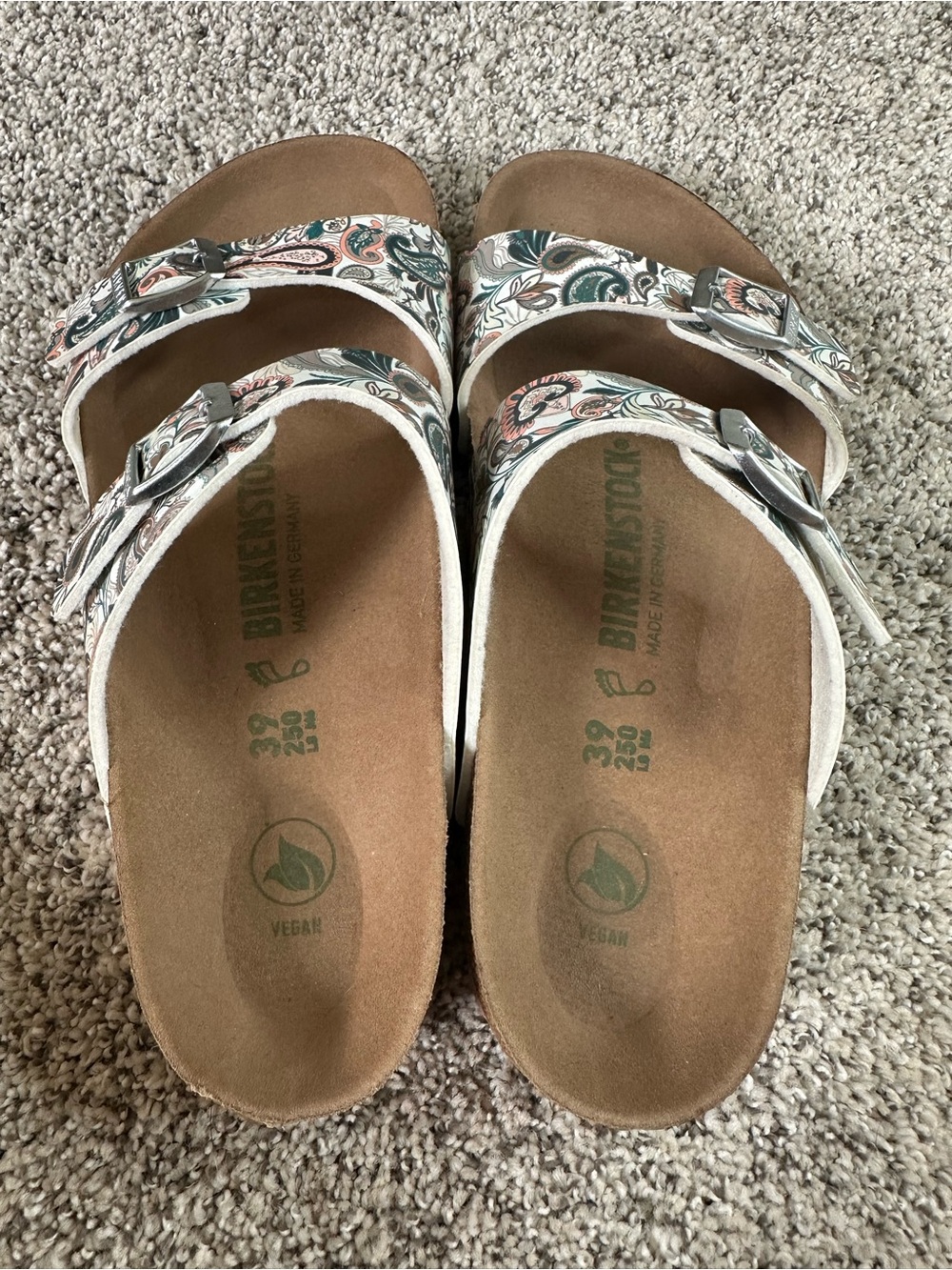 Birkenstock Sydney Vegan in Paisley Light Rose - Picture 5 of 12